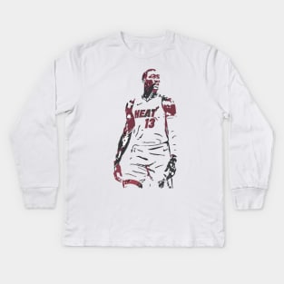 bam adebayo Kids Long Sleeve T-Shirt